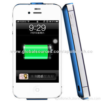 RoHS-certified Power Banks for iPhone 4/4S, with 2,200mAh Real Capacity and A-grade Polymer Battery